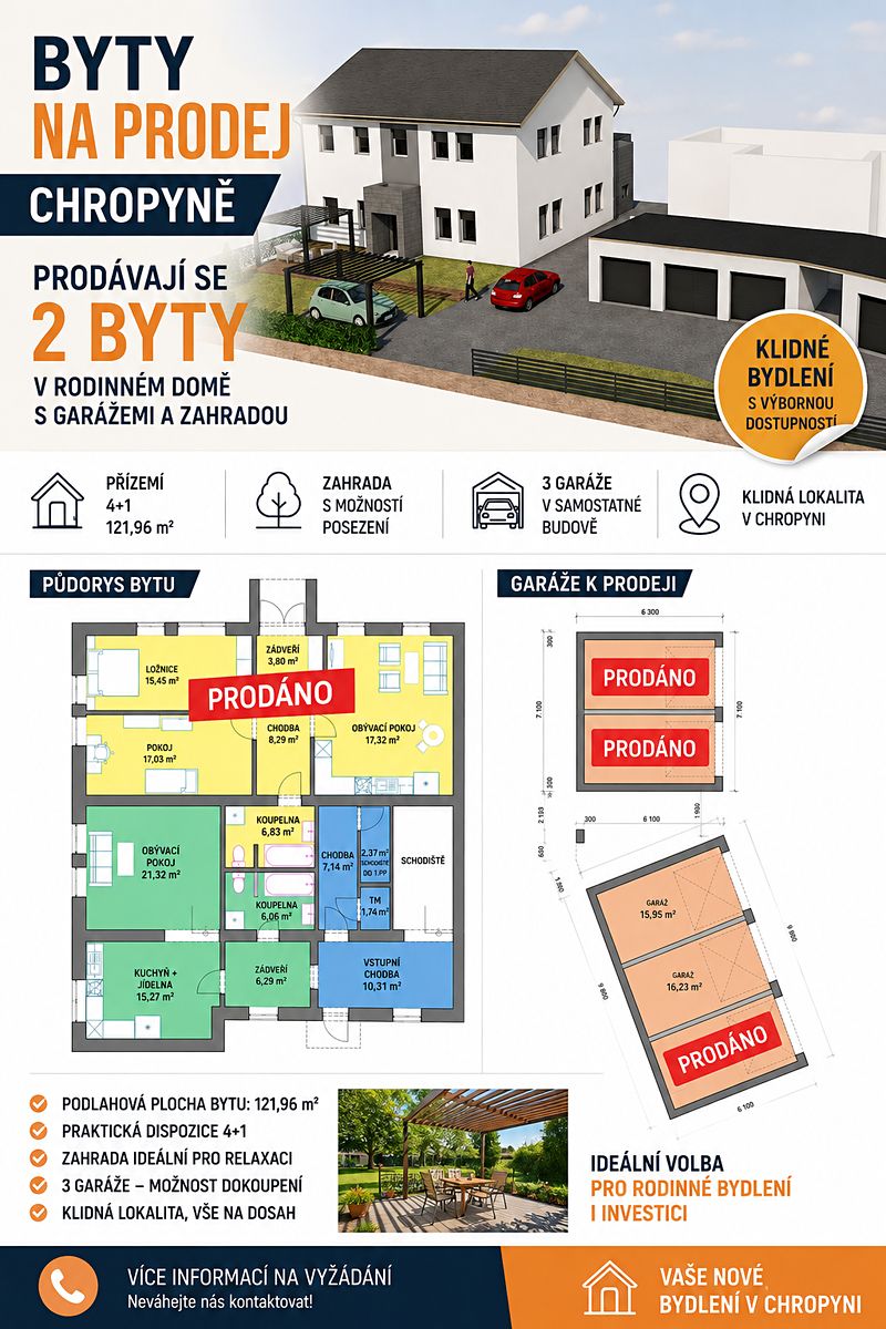 Prodej bytu 4+kk 107 m², Chropyně – fotka 1 z 3
