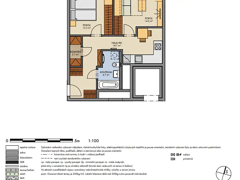 Prodej bytu 2+1 56 m², Praha – náhled fotky 3