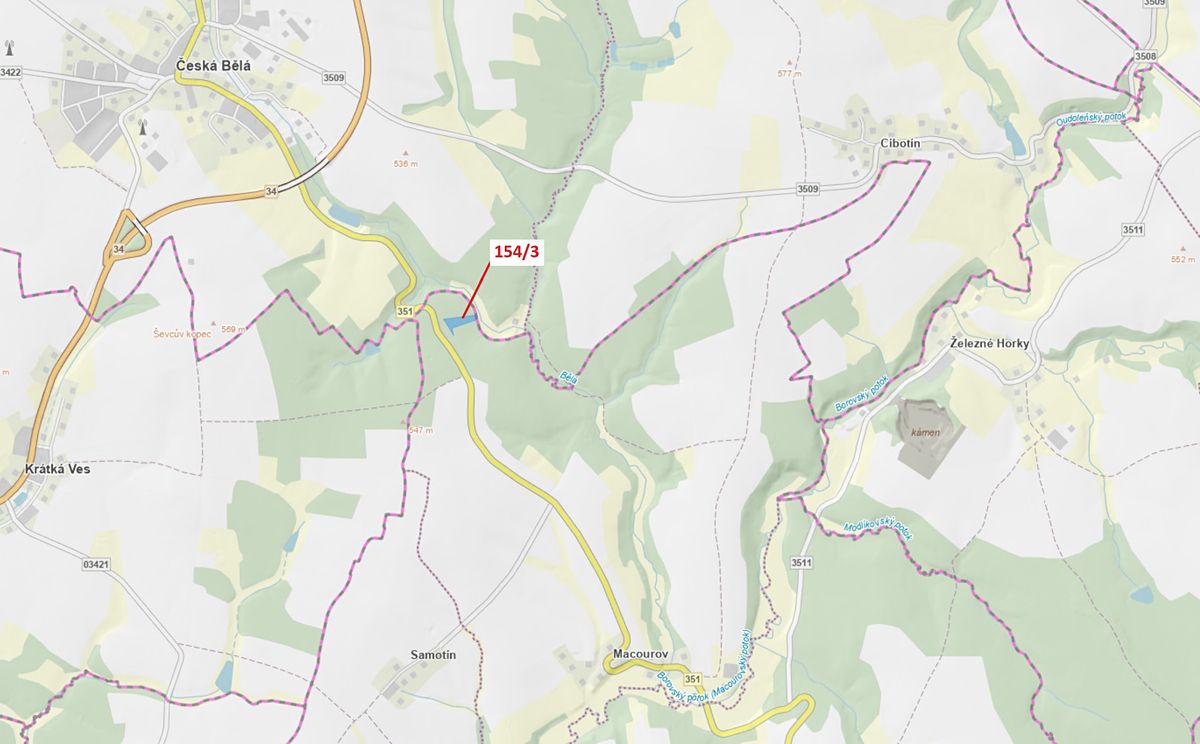 Dražba lesa 5060 m², Žižkovo Pole – fotka 1 z 3