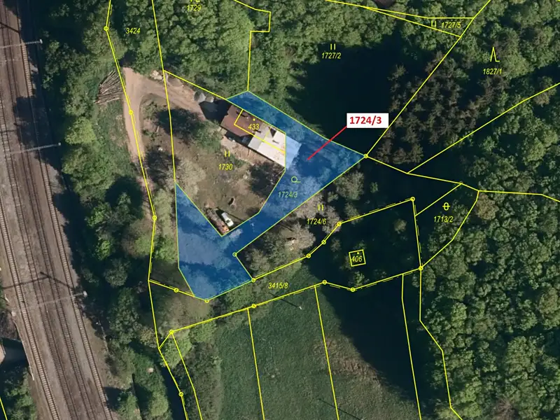Dražba zahrady 921 m², Valašská Polanka – náhled fotky 2