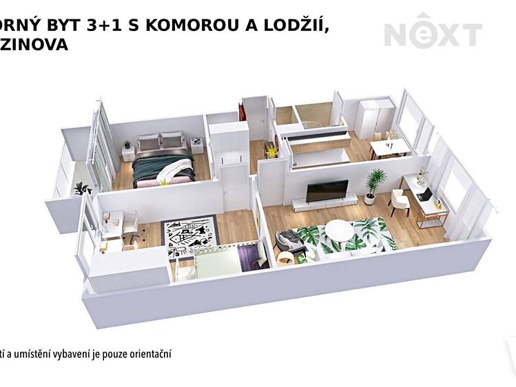 Квартира 3+1 в оренду, 73 м² (18 з 20)