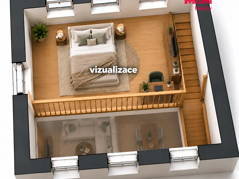 Prodej bytu 2+kk 42 m², Hostomice – náhled fotky 3