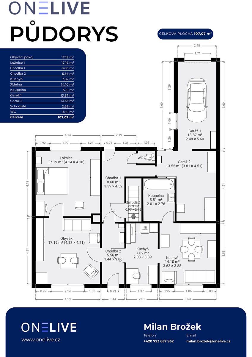Pronájem rodinného domu 80 m², pozemek 515 m² – fotografie 4