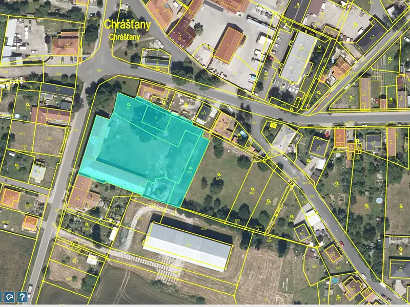 Prodej stavebního pozemku 4945 m², Chrášťany – náhled fotky 1