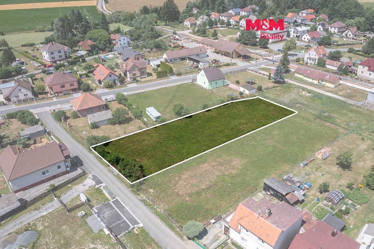 Prodej stavebního pozemku 1000 m², Spálené Poříčí – fotka 1 z 3