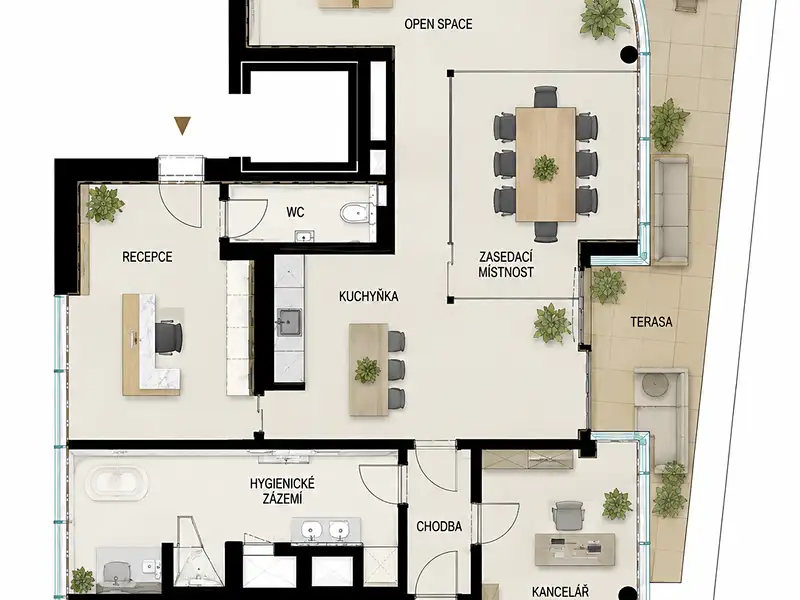 Pronájem kanceláře 139 m², Brno – náhled fotky 2