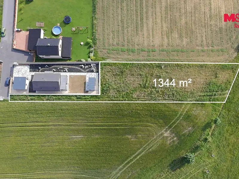Prodej stavebního pozemku 1344 m², Kopřivnice – náhled fotky 3