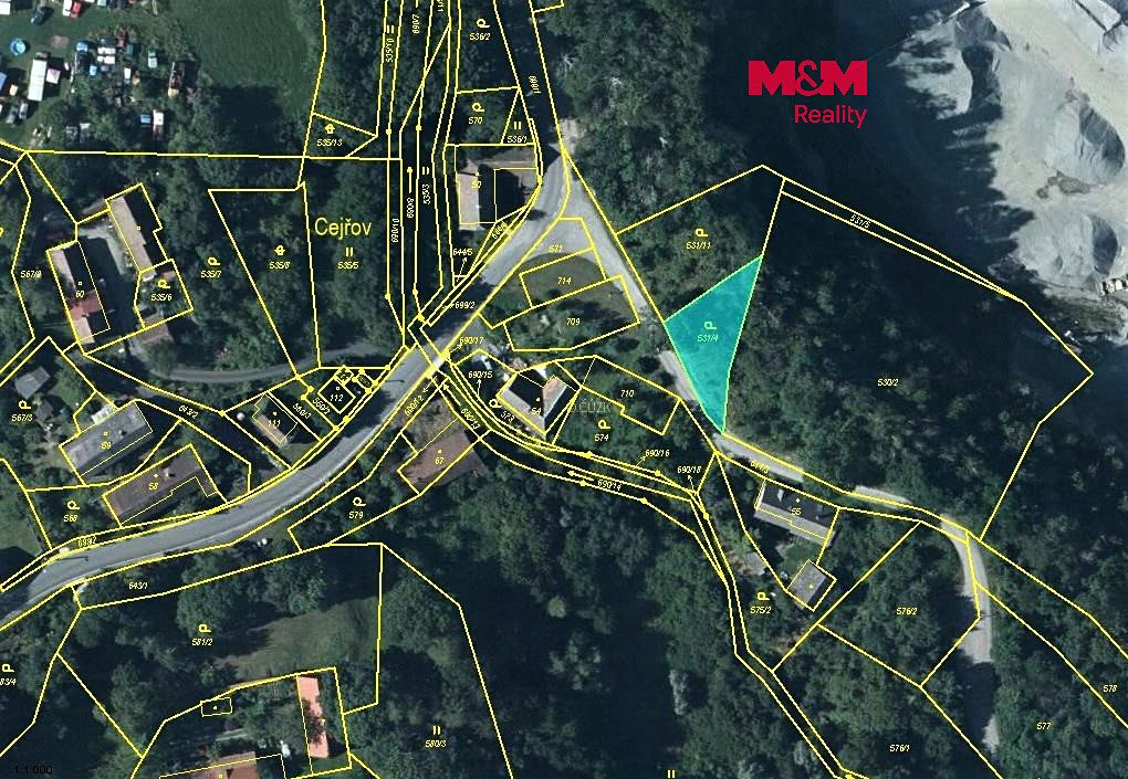 Prodej zahrady 227 m², Vrbatův Kostelec – fotka 1 z 3