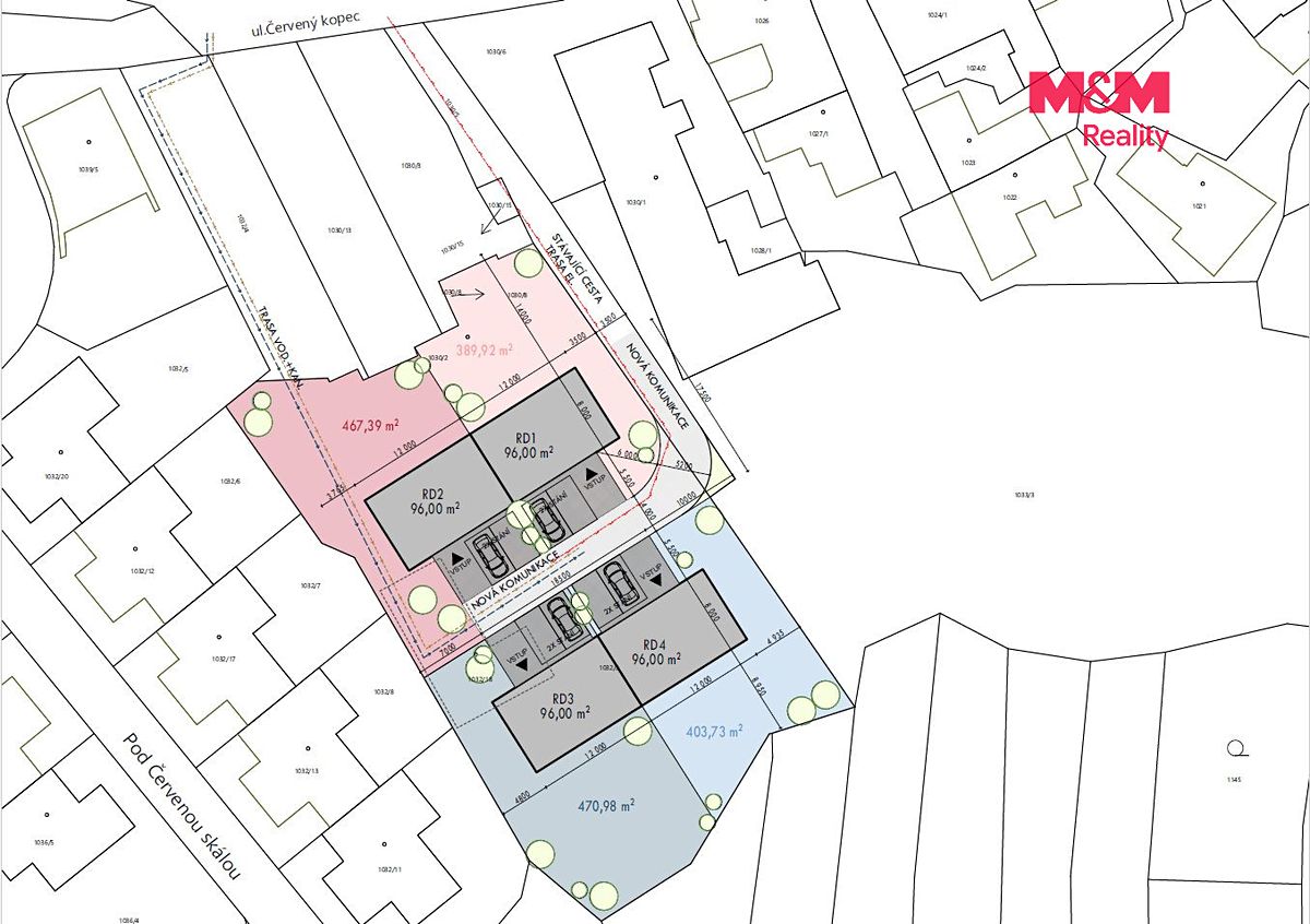 Prodej stavebního pozemku 1842 m² – fotografie 3