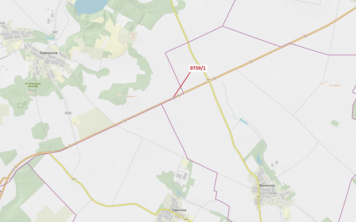 Dražba lesa 281 m², Oleksovice – fotka 1 z 3