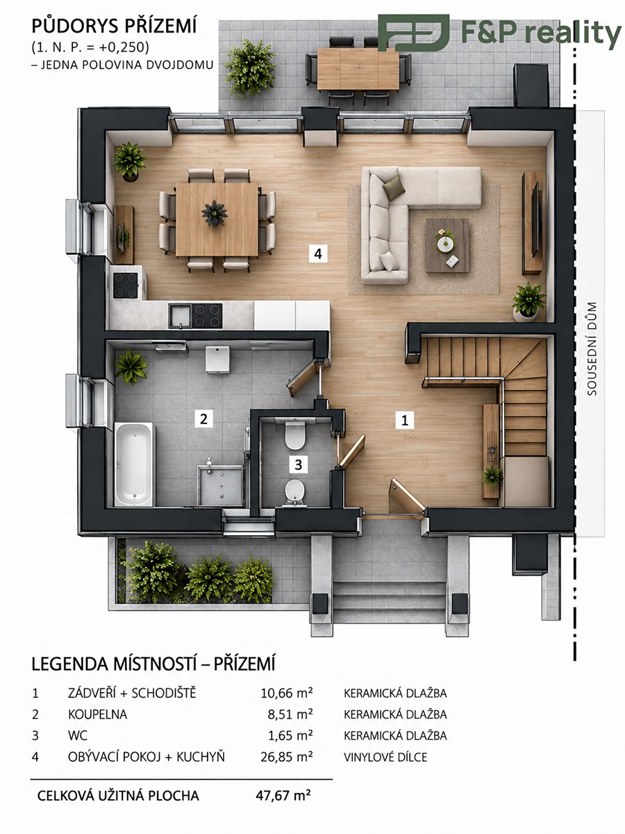 Prodej rodinného domu 98 m², pozemek 300 m² – fotografie 4
