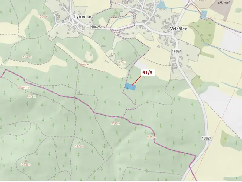 Dražba lesa 1958 m², Pačejov – náhled fotky 1