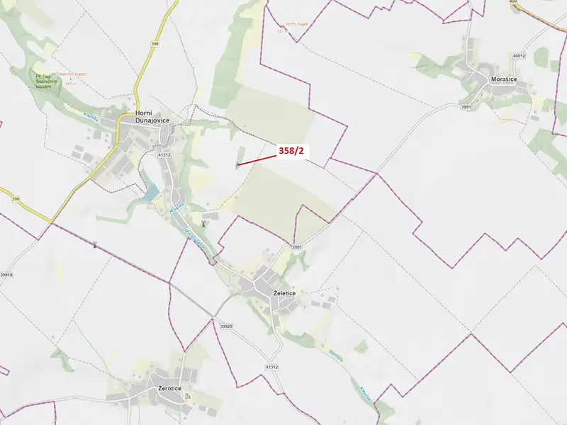 Dražba lesa 573 m², Horní Dunajovice – náhled fotky 1