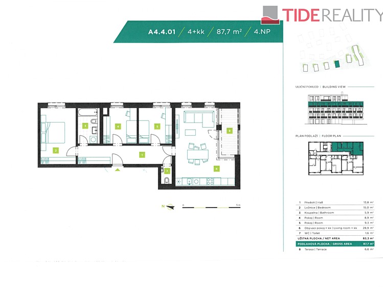 Wohnung 4+kk zum Kauf, 94 m² (3 von 21)