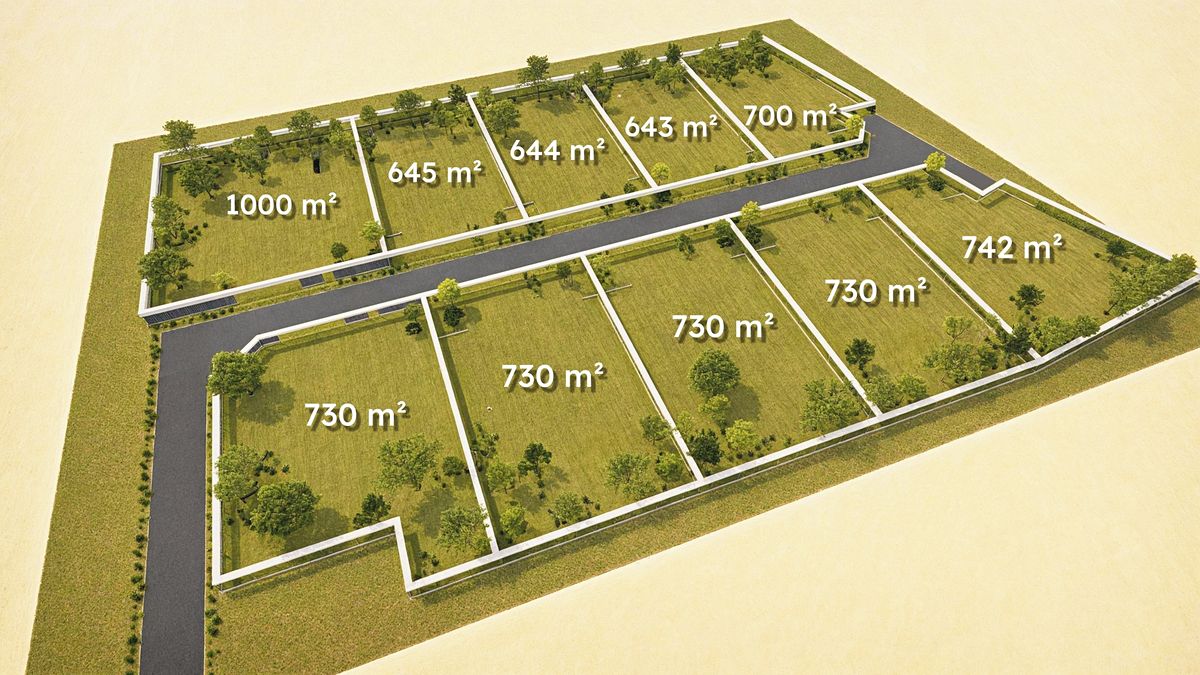 Prodej stavebního pozemku 643 m² – fotografie 3