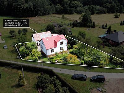 Prodej rodinného domu 93 m², pozemek 1373 m²