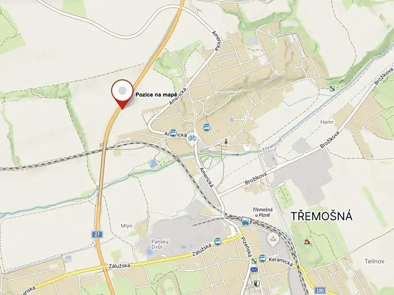 Prodej pole 1372 m², Třemošná – náhled fotky 3