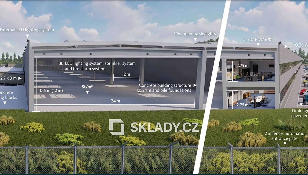 Pronájem skladového prostoru 6100 m² – fotografie 3