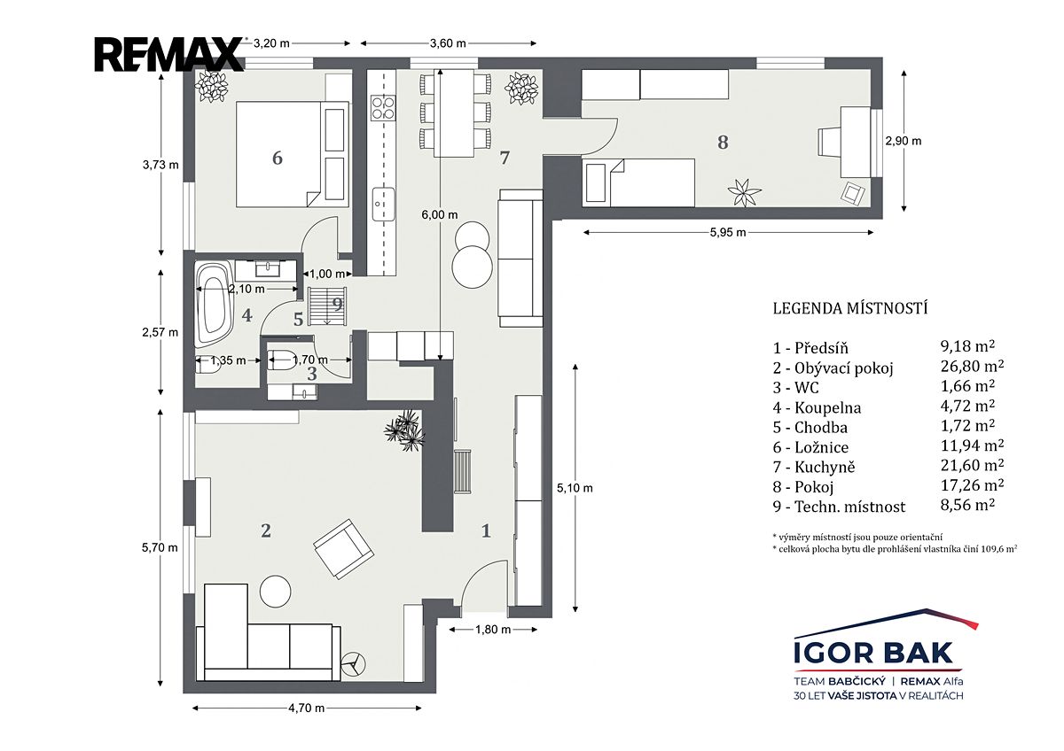 Prodej bytu 3+1 109 m² – fotografie 2