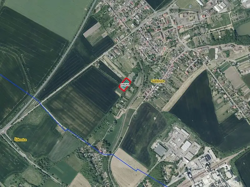 Prodej zahrady 3078 m², Sulejovice – náhled fotky 3