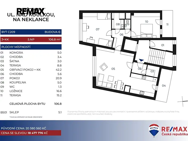 Prodej bytu 3+kk 107 m², Praha – náhled fotky 3