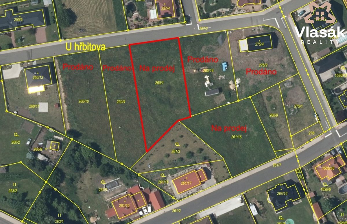 Prodej stavebního pozemku 1350 m² – fotografie 2