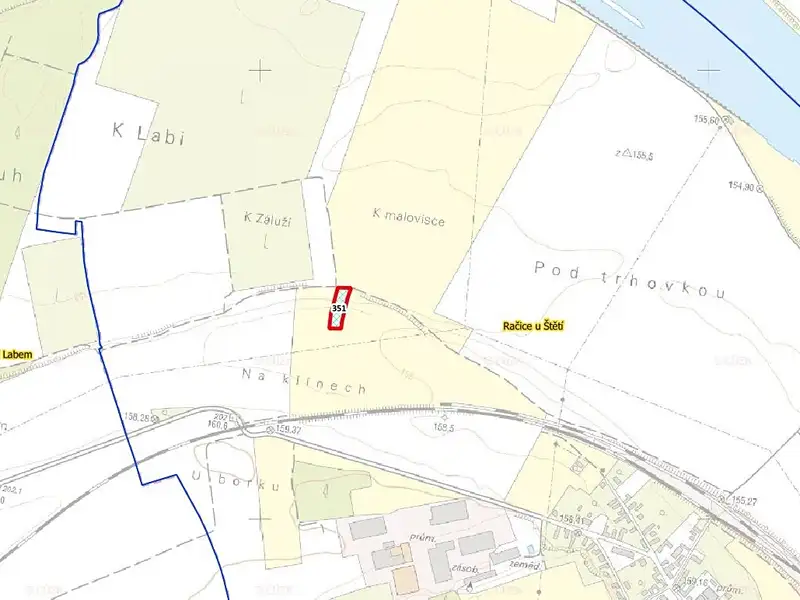 Prodej pozemku 2554 m², Račice – náhled fotky 3