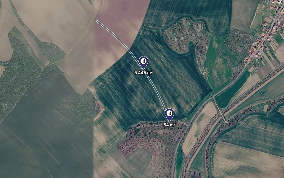 Prodej pole 8279 m²