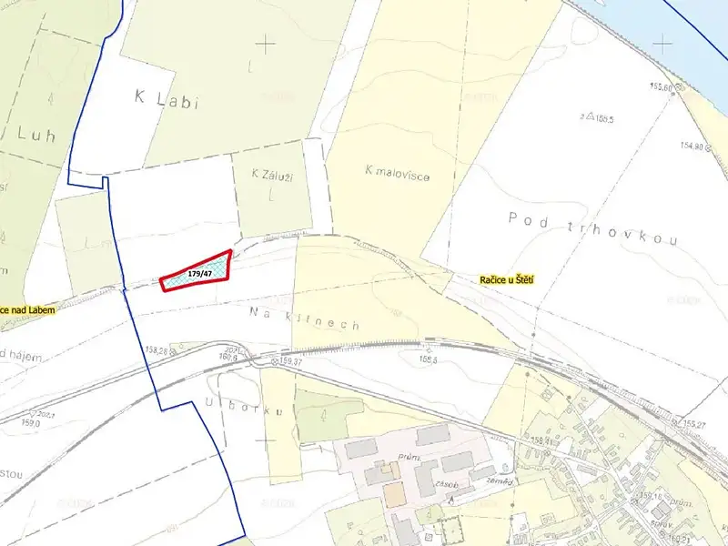 Prodej pozemku 8045 m², Račice – náhled fotky 3