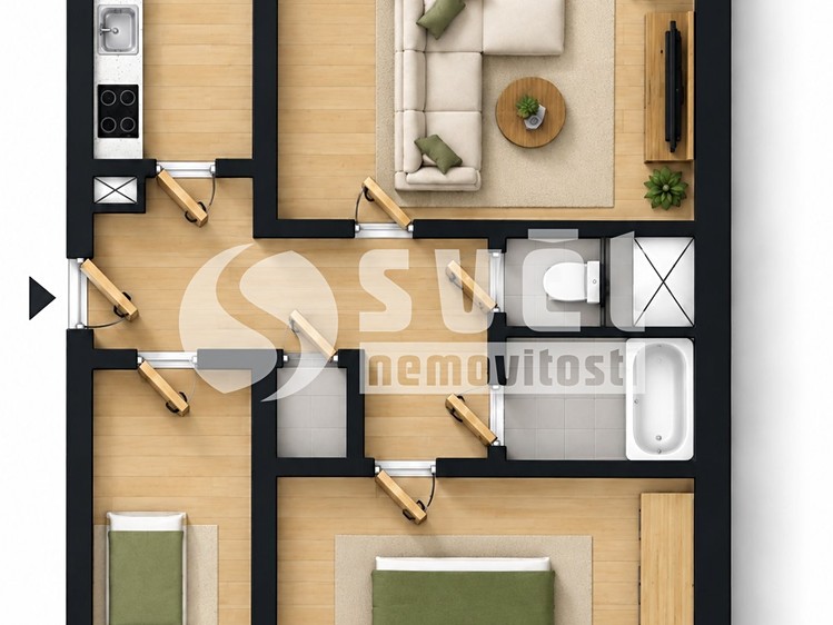 Wohnung 3+1 zum Kauf, 67 m² (12 von 13)