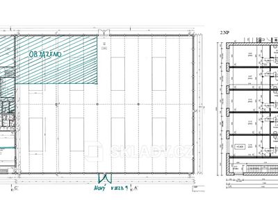 Pronájem skladového prostoru 2600 m²