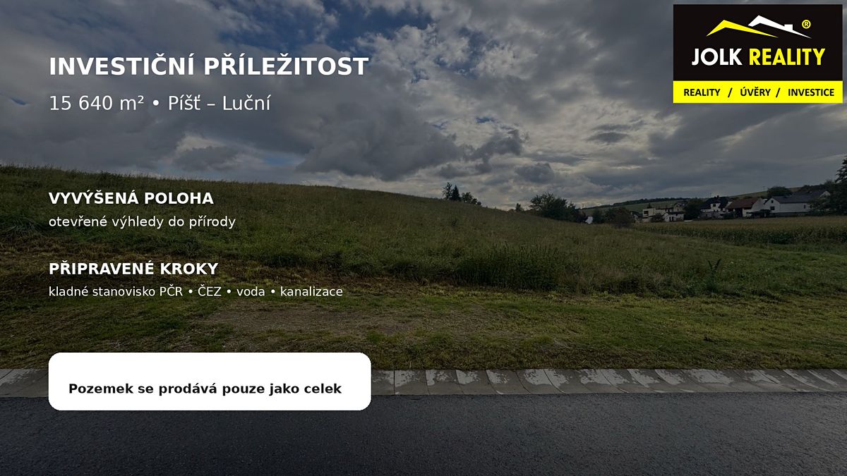 Prodej stavebního pozemku 15640 m² – fotografie 2