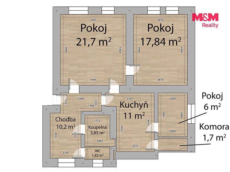 Wohnung 3+1 zum Kauf, 73 m² (4 von 30)