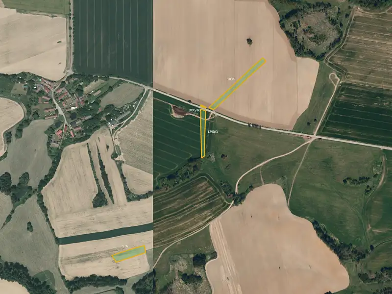 Prodej pole 24814 m², Křešín – náhled fotky 3