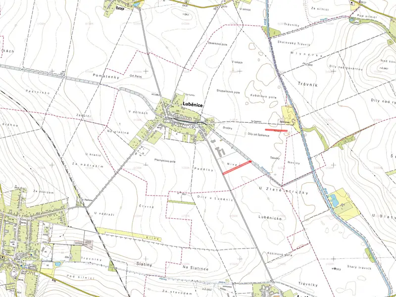 Prodej pole 3539 m², Luběnice – náhled fotky 3