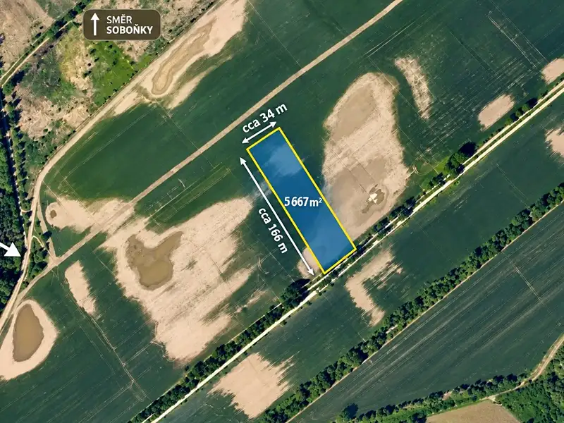 Prodej pole 5667 m², Rohatec – náhled fotky 1
