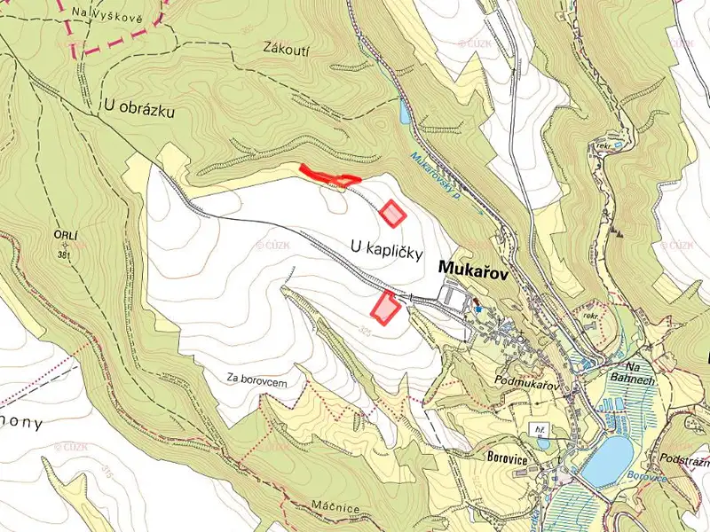 Prodej pole 14184 m², Mukařov – náhled fotky 2