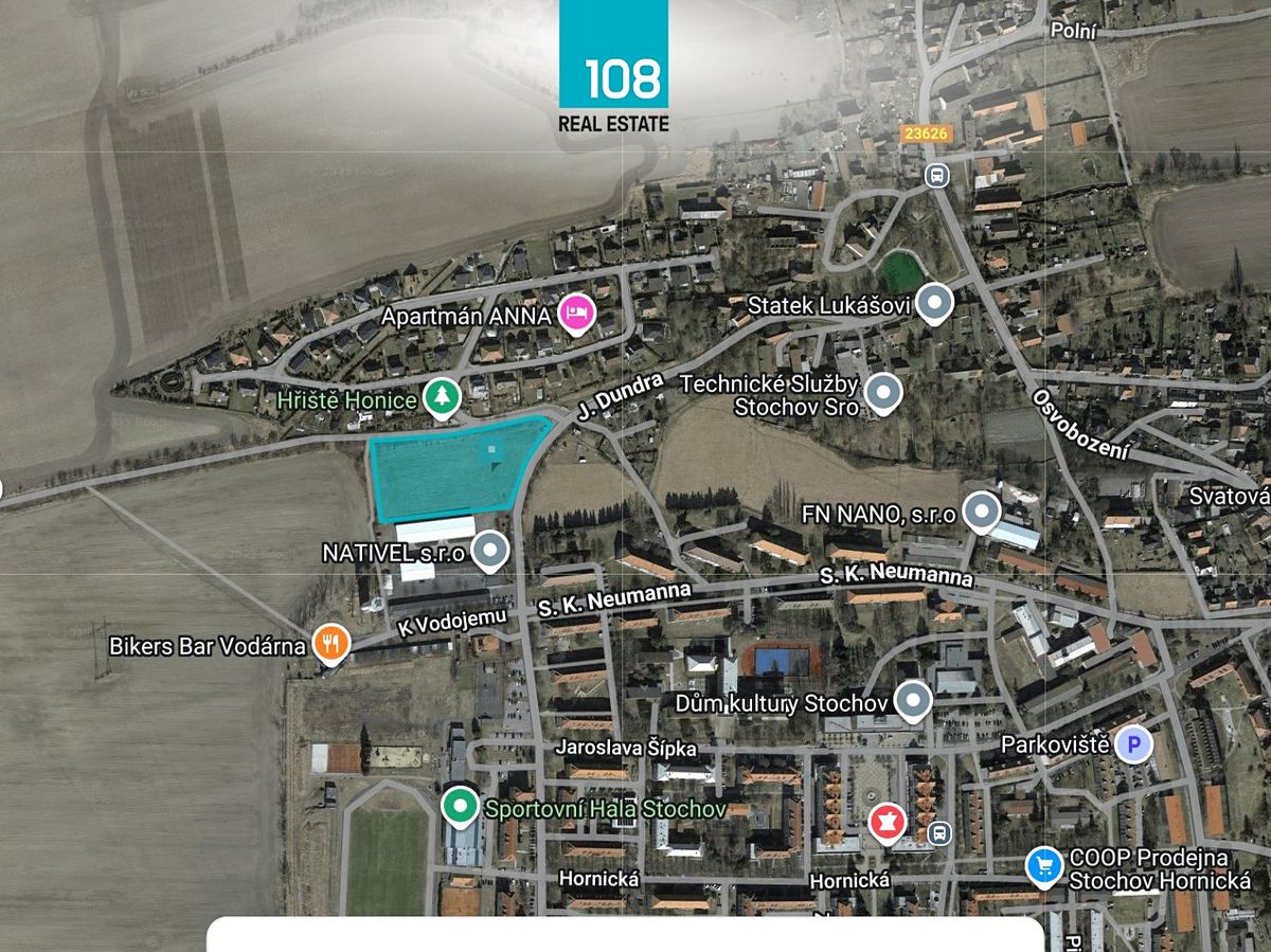 Prodej komerčního pozemku 10500 m²
