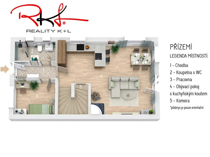 Prodej rodinného domu 113 m², pozemek 516 m², Rokytovec – náhled fotky 3