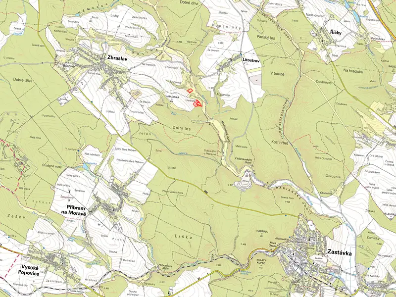 Prodej pole 9329 m², Zbraslav – náhled fotky 3