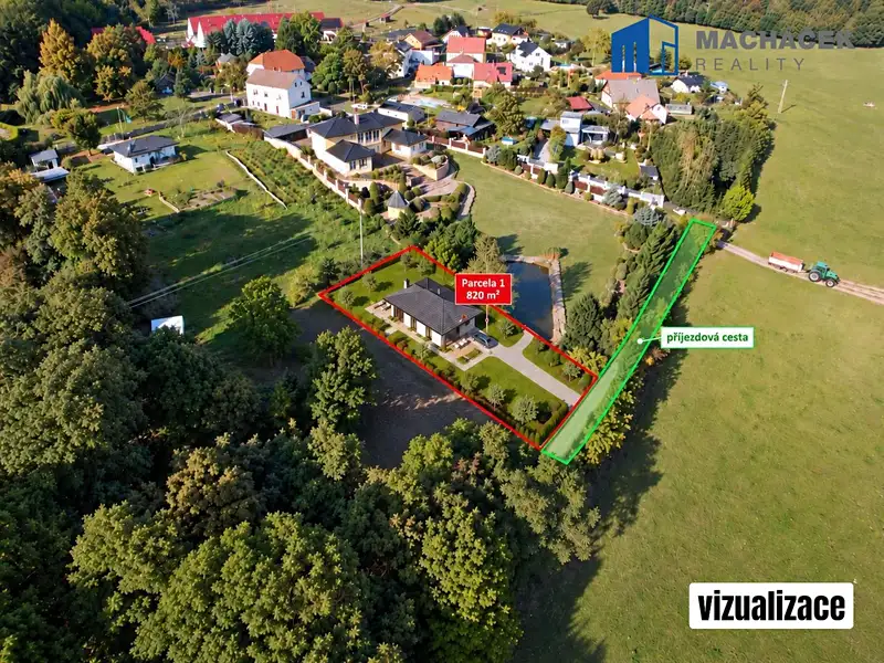 Prodej stavebního pozemku 820 m², Háj u Duchcova – náhled fotky 1