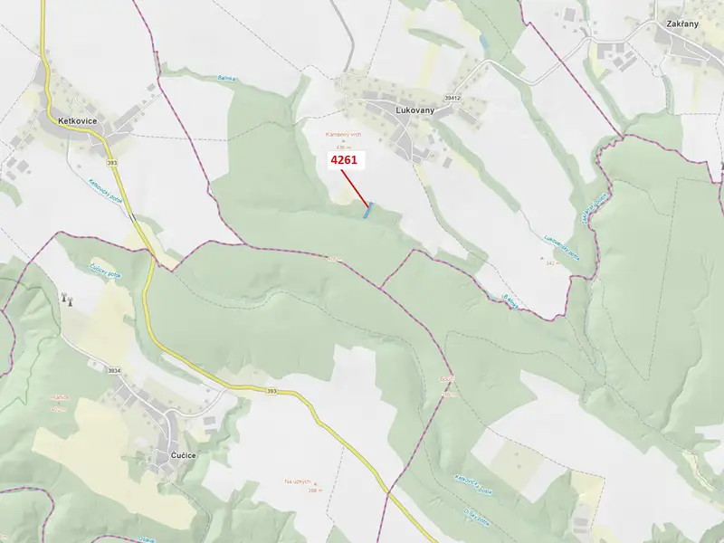 Dražba lesa 2729 m², Lukovany – náhled fotky 1
