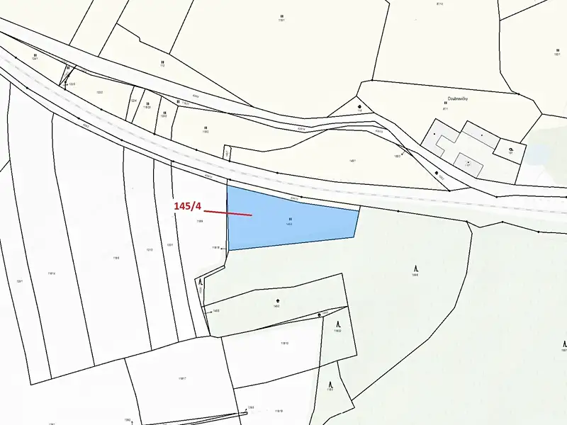 Dražba louky 2865 m², Nerestce – náhled fotky 2
