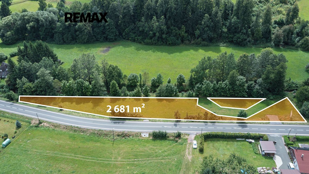 Prodej stavebního pozemku 2681 m²