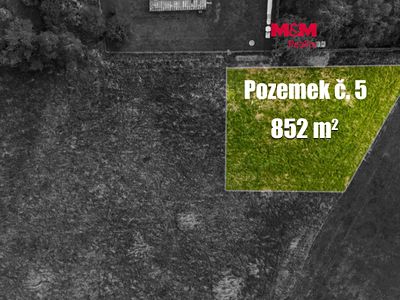 Prodej stavebního pozemku 852 m²