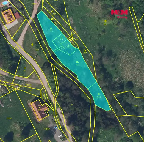 Prodej stavebního pozemku 2148 m², Božanov – náhled fotky 3