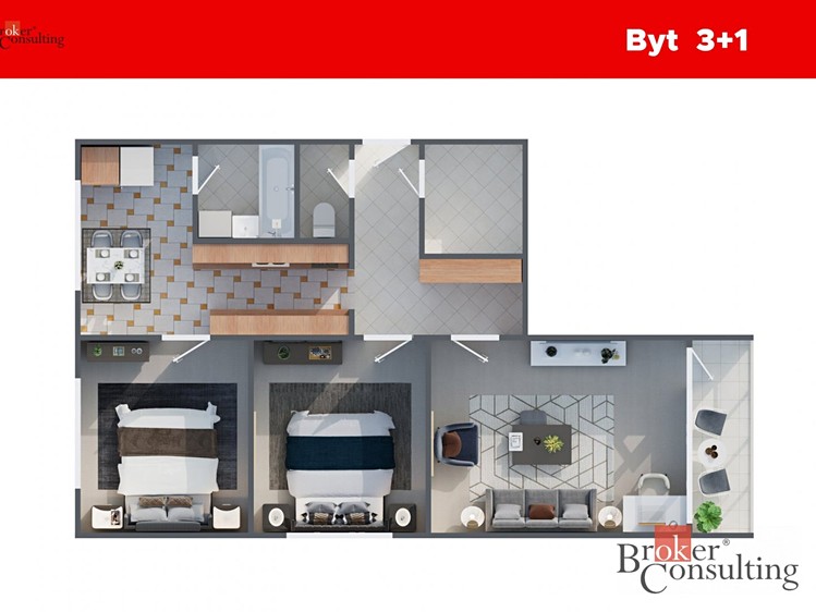 Wohnung 3+1 zum Kauf, 64 m² (16 von 16)