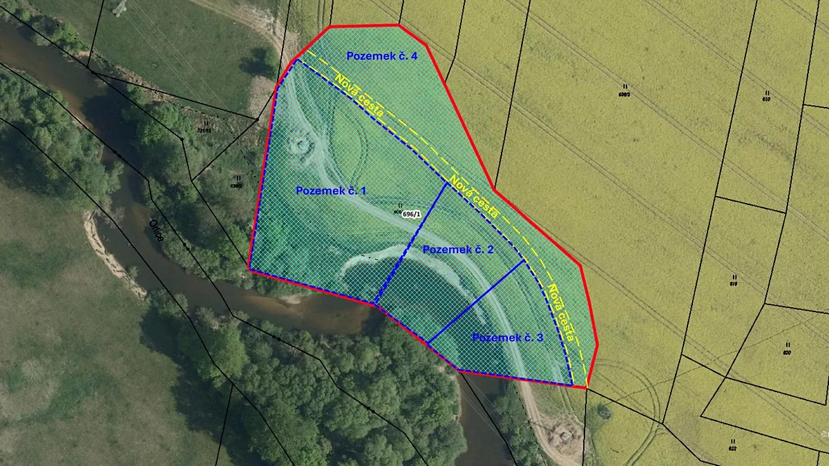 Prodej rybníku (vodní plochy) 1000 m²
