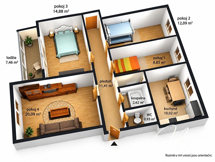 Prodej bytu 4+1, 82 m² (16 z 16)