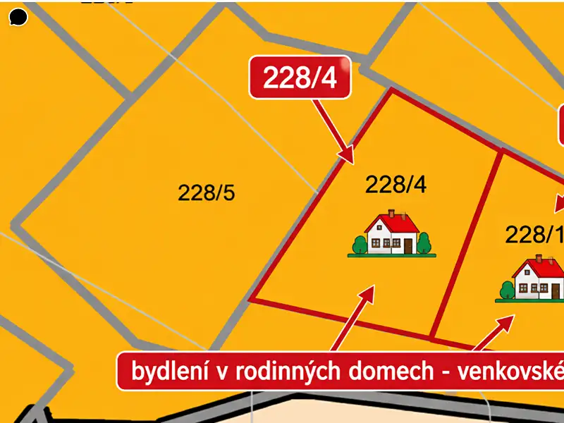 Prodej stavebního pozemku 1093 m², Bernartice – náhled fotky 3